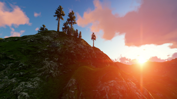 Landscape and Sunset alt