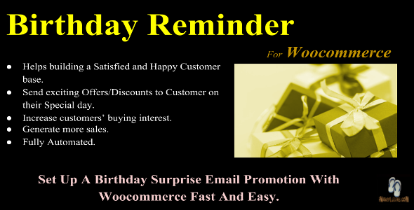 Birthday Reminder For Woocommerce