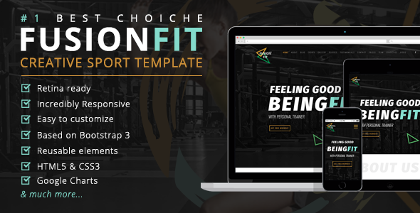 FusionFit - Creative Sport Template
