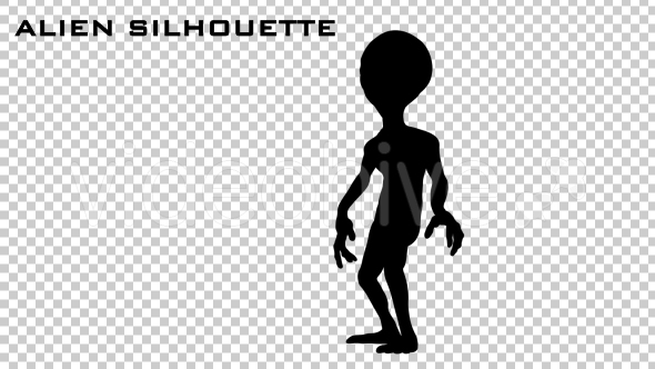 Alien Silhouette alt