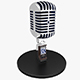 Vintage Microphone - 3DOcean Item for Sale