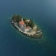 Aerial View of St. George Island Near Perast - VideoHive Item for Sale