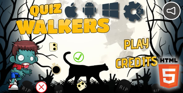 Quiz Walkers - HTML5 Game (Capx)