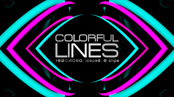 Colorful Lines VJ Pack