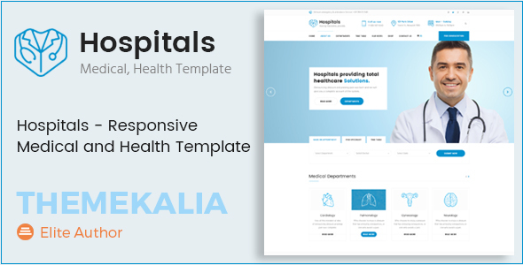 Hospitals – Responsive Medical and Health Template