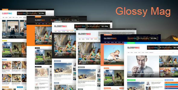 Glossy Mag - News & Magazine Blogger Theme