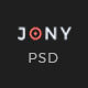 Joney - Portfolio PSD Template - ThemeForest Item for Sale
