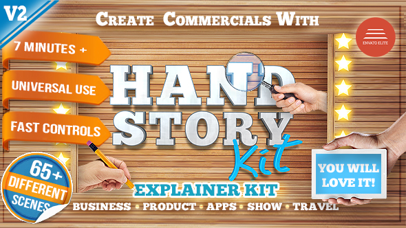 Explainer Story Hand Commercial