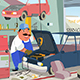 Auto Mechanic Fixing a Car in the Garage - GraphicRiver Item for Sale