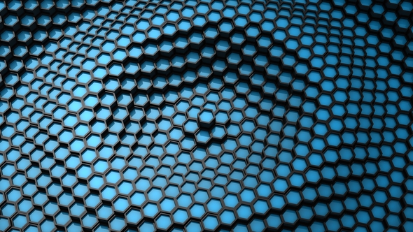 Background of Animated Hexagons