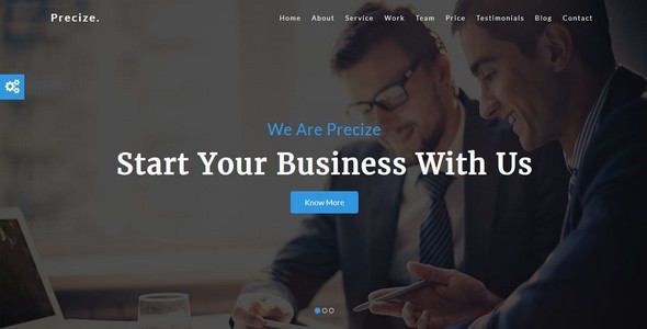 Precize-One Page Multipurpose Template