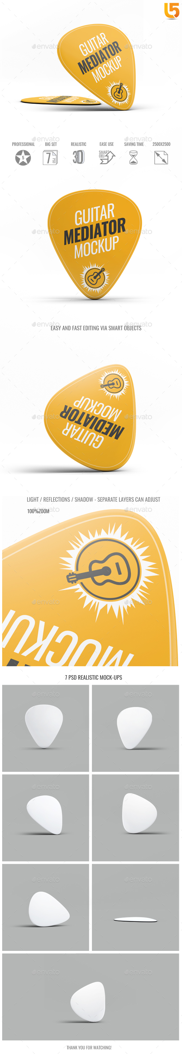 Download Guitar Mockup Graphics Designs Templates From Graphicriver