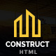 Construct - Construction Company & Building Business HTML5 Template - ThemeForest Item for Sale