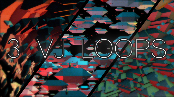 Colors Collage Vj Loops Pack 2