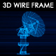Satellite Dish 3D Wireframe - VideoHive Item for Sale