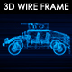 Military Car 3D Wireframe - VideoHive Item for Sale
