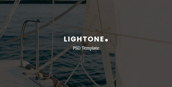 LightOne – Creative One Page PSD Template