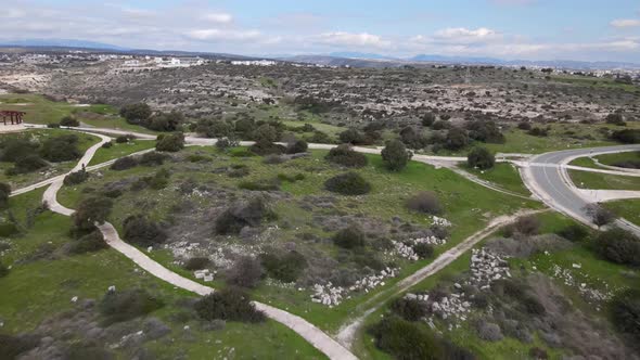 Kurion, Limassol, Cyprus. Winter and beautiful views.