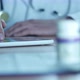 Typing On Tablet Pc And Pills in Hospital - VideoHive Item for Sale