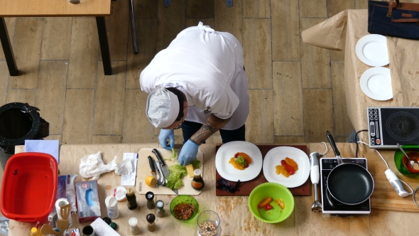 The Cook Prepares the View From the Top