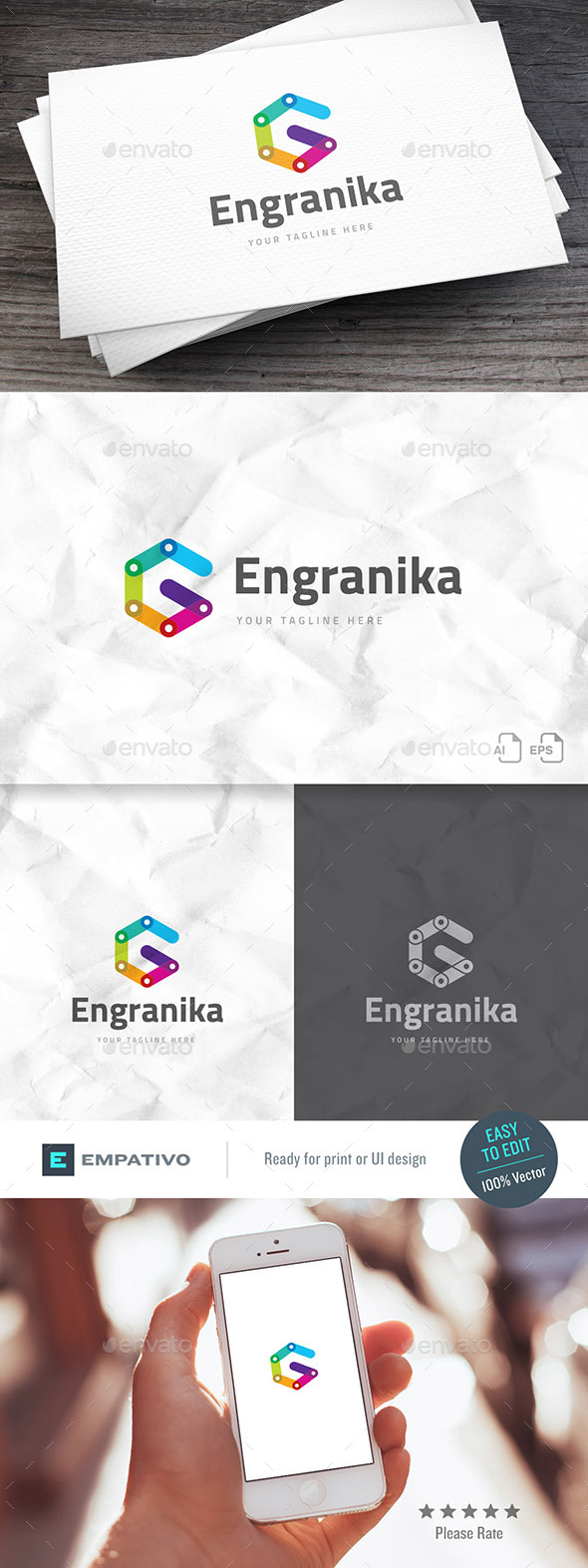 Engranika Letter G Logo Template