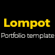 Lompot - Personal Portfolio/Resume Website Template for Professionals - ThemeForest Item for Sale