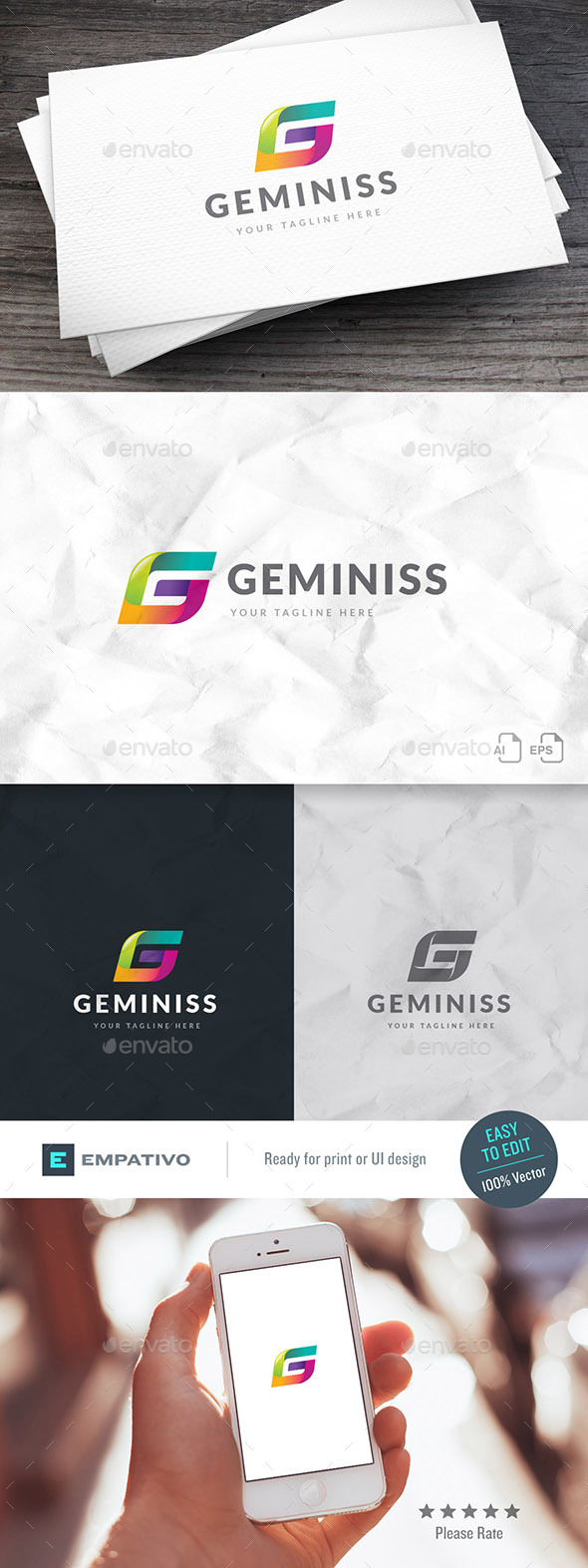 Geminiss Letter G Logo Template