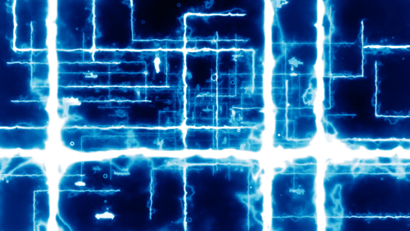 Electric Grid Loop Background