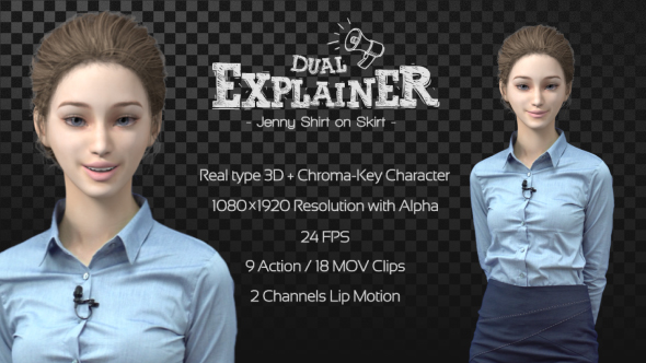 Dual Explainer Jenny Shirt On Skirt