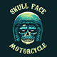Vintage Skull Head Motorcycle T-Shirt - GraphicRiver Item for Sale