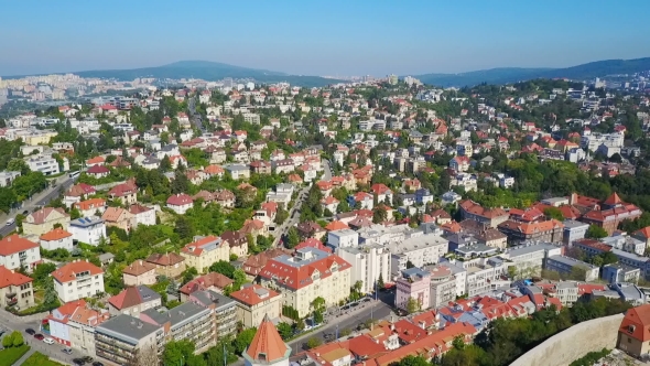 Bratislava Castle Aerial View