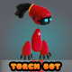 Torch Bot 2D Character - GraphicRiver Item for Sale