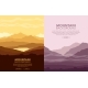 Set of Mountain Landscapes - GraphicRiver Item for Sale