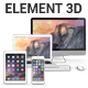 Element 3D - Apple Devices Collection - 3DOcean Item for Sale