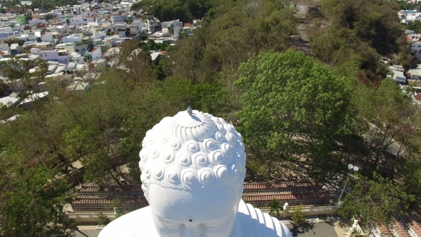 Aerial Survey Big Buddha Statue
