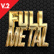 Full Metal Package 3D - Photoshop Actions - GraphicRiver Item for Sale