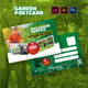 Garden Postcard Templates - GraphicRiver Item for Sale