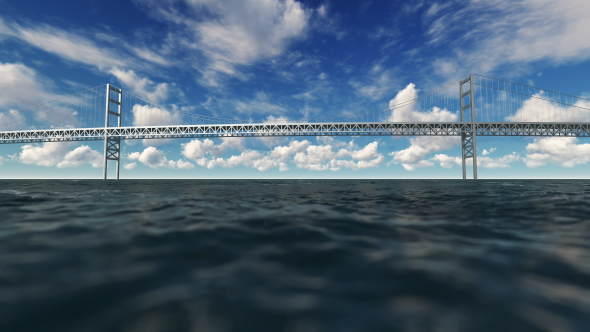 Sea and Time Lapse Clouds