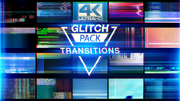 Glitch Transitions 4K