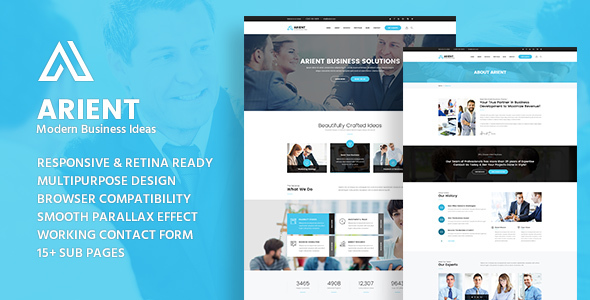 Arient - Business Consulting and Professional Services HTML Template