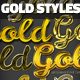 15 Gold Effect Photoshop Styles - GraphicRiver Item for Sale