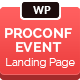 Proconf Event Conference Meetup  WordPress Theme - ThemeForest Item for Sale
