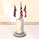 Flags on Column - 3DOcean Item for Sale