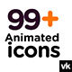 Line Icons Pack 99+ Animated Icons - VideoHive Item for Sale