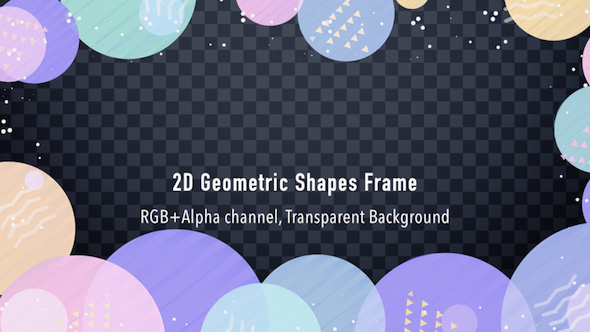 2D Geometric Shapes Frame