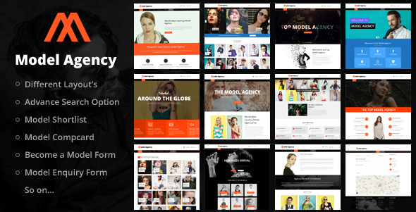 Models - Fashion Agency WordPress Theme