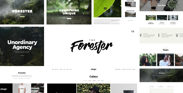 The Forester - Responsive Multipages and Onepage Multi-Purpose Joomla! Template