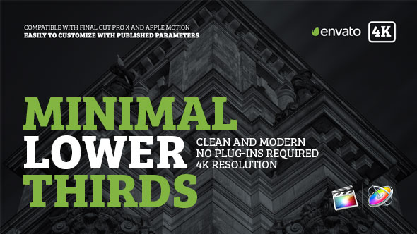 Minimal Lower Thirds for FCP X alt