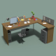 Low Poly Cartoony Office Desk - 3DOcean Item for Sale
