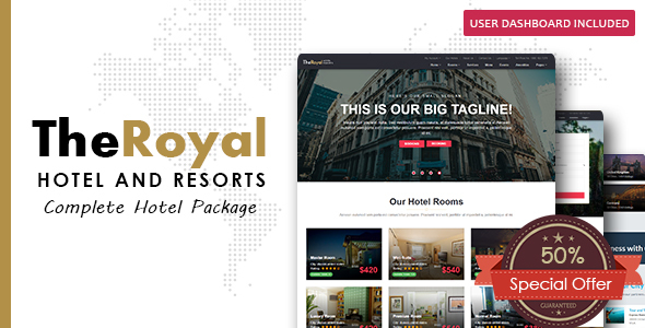 The Royal - Hotel Booking HTML Template